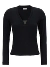 Brunello Cucinelli Monili Chain-embellished T-shirt