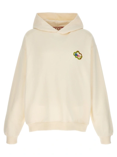 Marni Off-white No Vacancy Inn Edition Snake Hoodie In Ivory