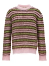 Marni Striped Mohair-blend Sweater