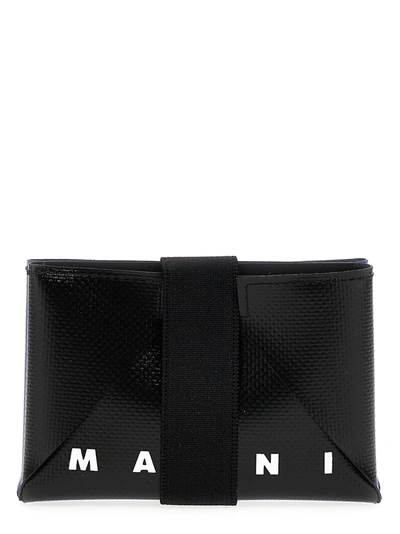 Marni Two-color Logo Wallet Wallets, Card Holders Multicolor