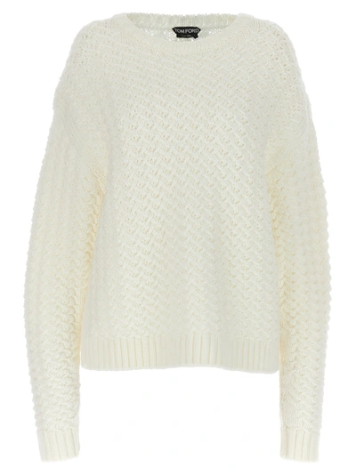Tom Ford Wool Sweater Sweater, Cardigans White