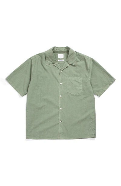 Norse Projects Tencel Carsten Shirt In Dried Sage Green