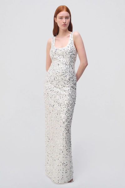 Jonathan Simkhai Dione Gown In White