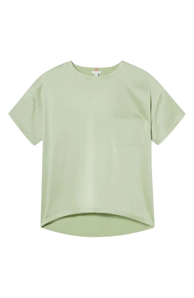 Lunya Washable Silk Short Pajamas In Ethereal Green