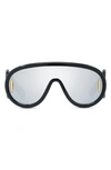 Loewe Eyewear In Shiny Black / Smoke Mirror
