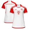 ADIDAS ORIGINALS ADIDAS  WHITE BAYERN MUNICH 2023/24 HOME REPLICA JERSEY