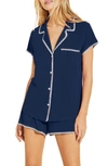 EBERJEY WHIPSTITCH JERSEY SHORT PAJAMAS