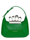 ALEXANDER MCQUEEN THE JEWELLED HOBO MINI HAND BAGS GREEN