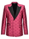 Dolce & Gabbana Tuxedo Blazer Jacket Jackets Fuchsia