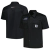 The Wild Collective Black San Jose Earthquakes Utility Button-up Shirt In Black
