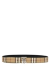 Burberry Check Belt Belts Beige In Beige
