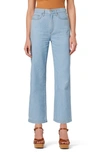 Joe's Chambray High Waist Wide Leg Jeans In Faithe