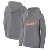 Fanatics Branded Heather Gray Texas Longhorns Script Favorite Pullover Hoodie In Heather Gray
