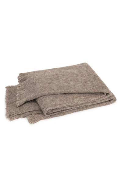 MATOUK BRUNO ALPACA & MERINO WOOL THROW BLANKET