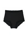 Hanky Panky Supima® Cotton High Rise Boyshort In Black