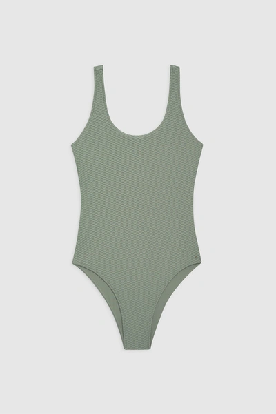 Anine Bing Jace One Piece In Artichoke In Green