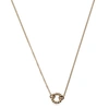 ISABEL LENNSE XS Twisted Circle Gold Necklace
