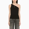 GIVENCHY GIVENCHY | BLACK ONE-SHOULDER TOP IN VISCOSE,BW70D230ZS/N_GIV-001_323-S