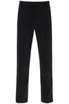 Alexander Mcqueen Smoking Pants In Grain De Poudre In Black