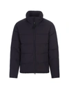 Aspesi Quilted Down Jacket In Blue
