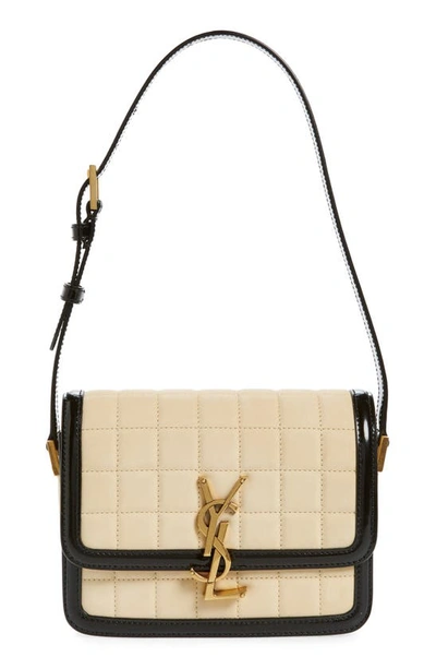 SAINT LAURENT SMALL SOLFERINO SUEDE SHOULDER BAG