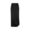 By Malene Birger Wick Slit-detailed Midi Skirt In Black