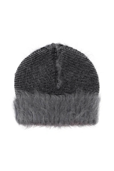 Craig Green Gray Brushed Reversible Beanie In Grey