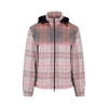 Dior Fall/winter 2023 Men's Pink And Purple Linen Blend Jacket In Pink &amp; Purple