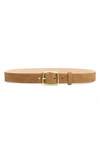 Rag & Bone Rag And Bone Tan Boyfriend Belt In Camel