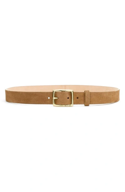 Rag & Bone Rag And Bone Tan Boyfriend Belt In Camel