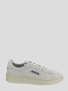 Autry Kids Dallas Low Sneakers In <p> White Sneakers With Round Toe