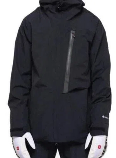 Pre-owned 686 Glacier Gore Tex Gt Snowboard Jacket (l) Black M2w105-blk