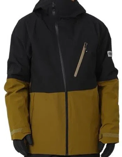 Pre-owned 686 Glacier Hydra Thermagraph Jacket (l) Black Colorblock M2w110-blkw In Multicolor