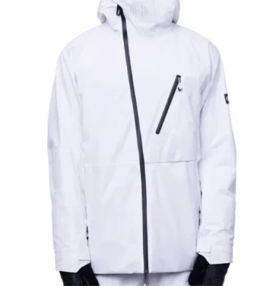 Pre-owned 686 Glacier Hydra Thermagraph Jacket (l) White M2w110-wht