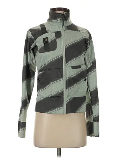 Pre-owned 686 Track Jacket In Green