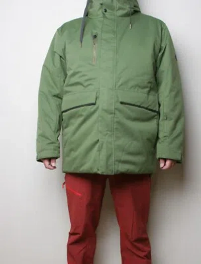 Pre-owned 686 Transit Parka Jacket (l) Surplus Green M1wlay04-spgr