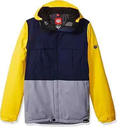 Pre-owned 686 Victory Insulated Jacket (l) Cal Blue U1w11001-clbl