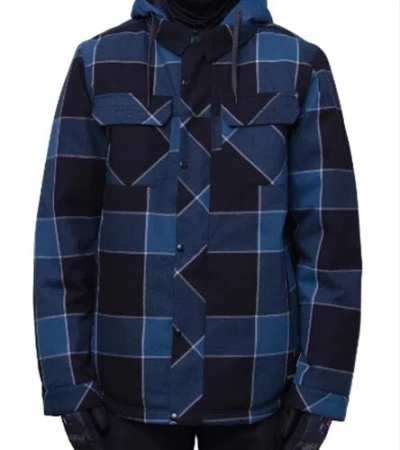 Pre-owned 686 Woodland Insulated Jacket (l) Orion Blue M2w114-obpl