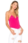 CAMI NYC RACER LACE CAMI,THE RACER