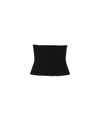 TIBI Black Knit Tube Waist Corset,TP117KNB65037