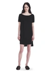 ALEXANDER WANG CLASSIC BOATNECK DRESS WITH POCKET,4C99640