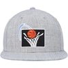 Mitchell & Ness Men's  Heather Gray Cleveland Cavaliers Hardwood Classics 2.0 Snapback Hat In Heather Gray