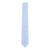Hugo Boss Pure-silk Tie With Jacquard-woven Micro Pattern In Light Blue