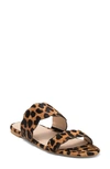 Stuart Weitzman Santorini Scalloped Leopard-print Calf Hair Sandals In Classic