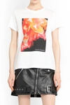 Alexander Mcqueen Print Cotton T-shirt In White