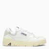 Autry 'clc' White Low Top Sneakers With Logo Patch On Tongue And Side In White