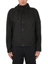 Ten C Combo Bonded Anorak Jacket In Black
