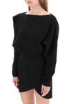 Khaite Juniper Draped Minidress