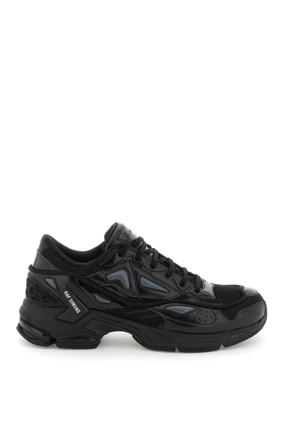 Raf Simons Black Pharaxus Sneakers In Black/grey
