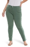Slink Jeans Denim Leggings In Myrtle